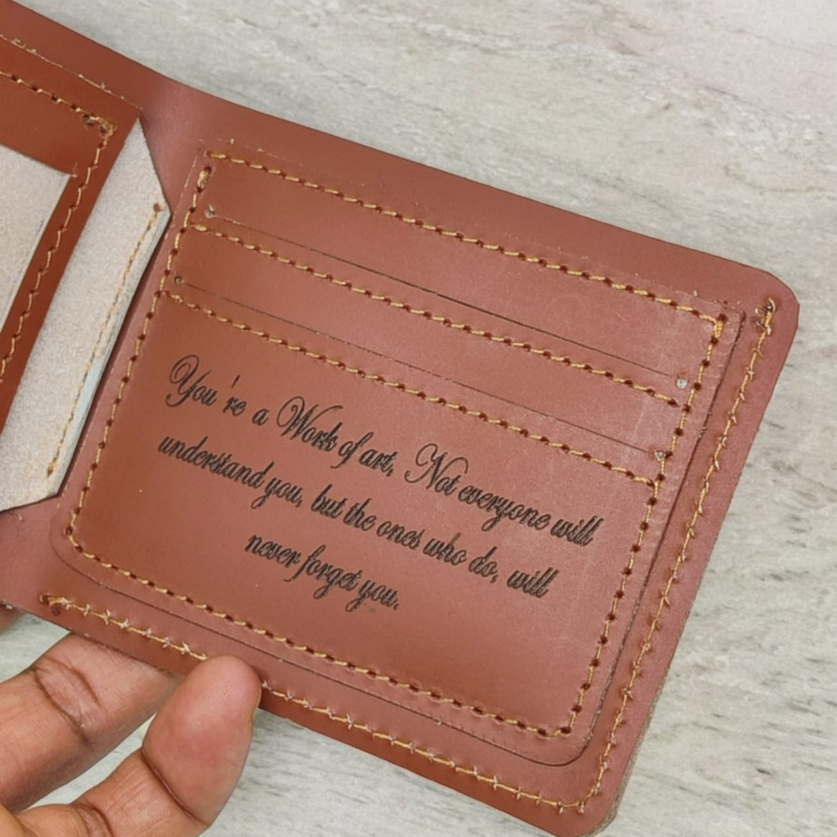 Customized Wallets with Engravings